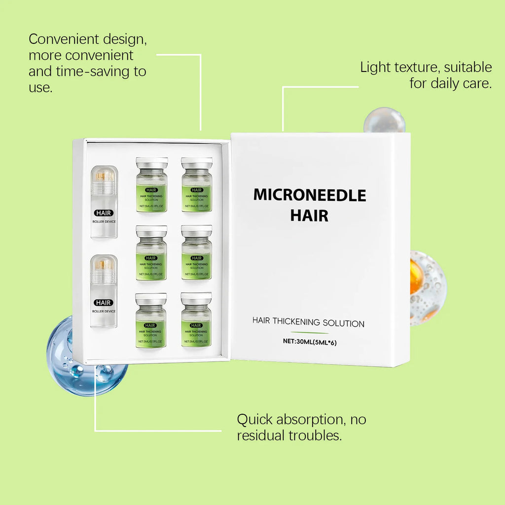 Hair-Growth Derma Roller & Serum Kit
