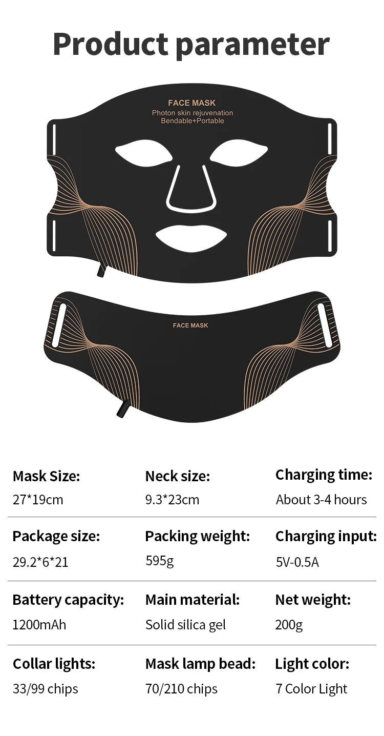 Red-Light Therapy LED Mask