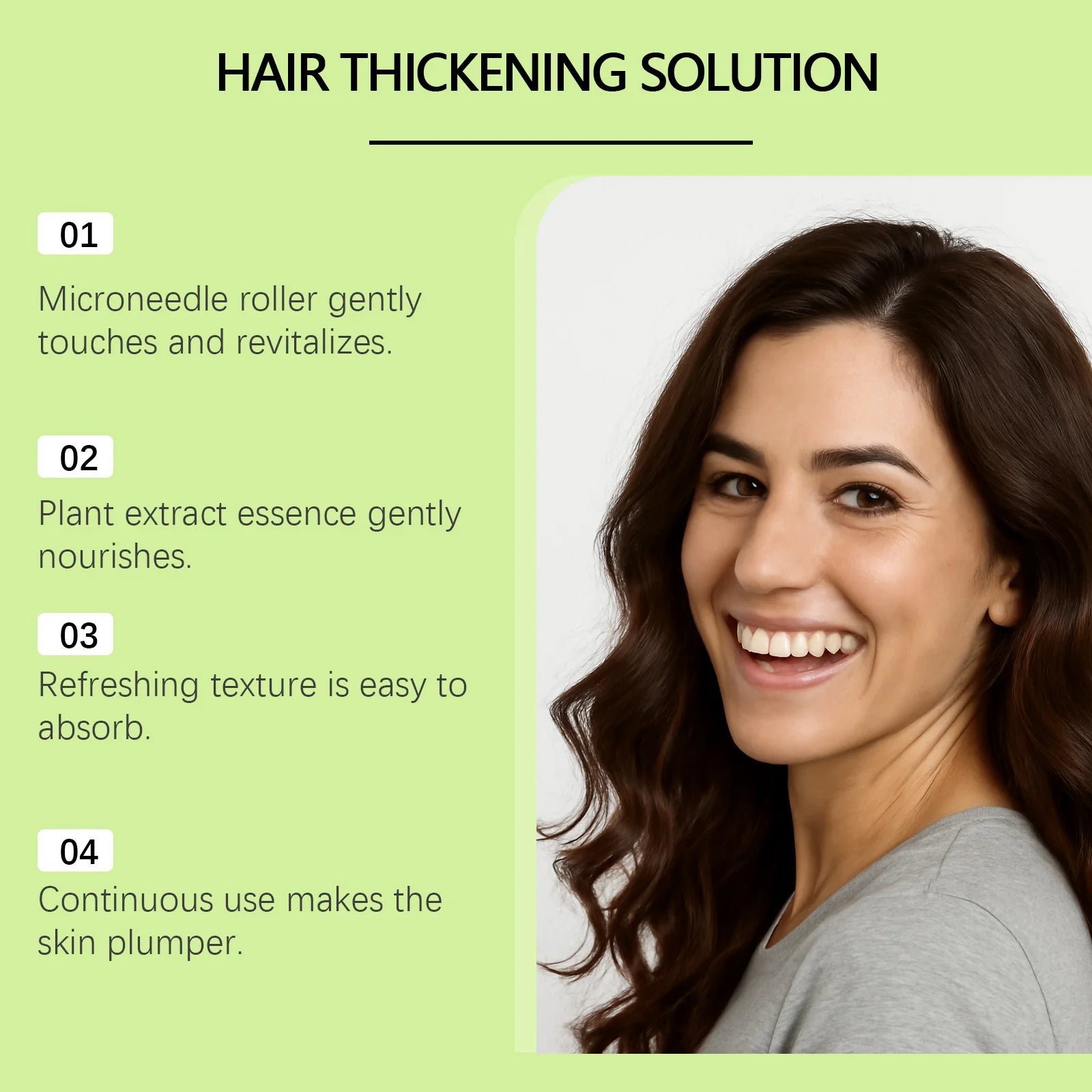 Hair-Growth Derma Roller & Serum Kit